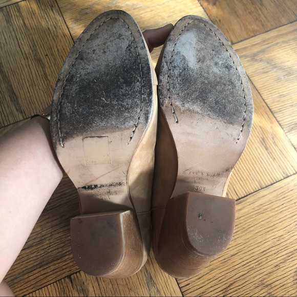 Rag & bone camel suede harrow booties, size 39.5 - Picture 12 of 13